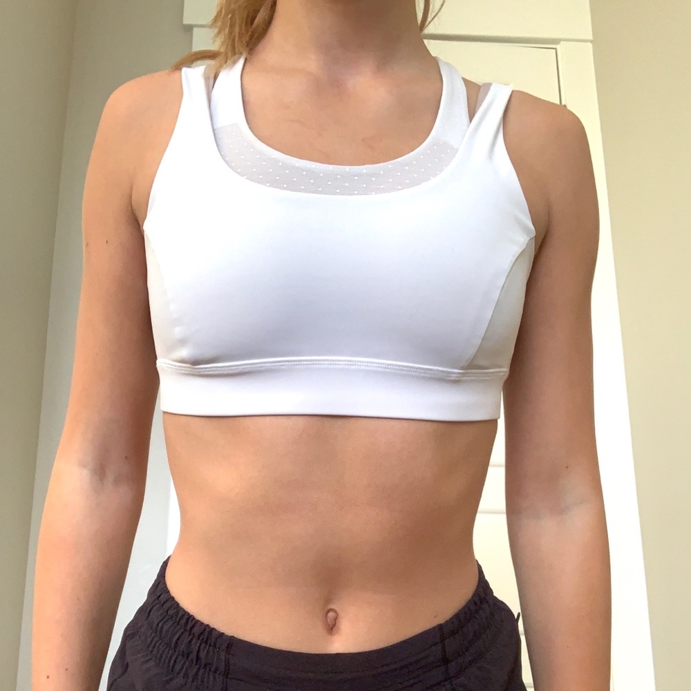 lulu white illusion bra